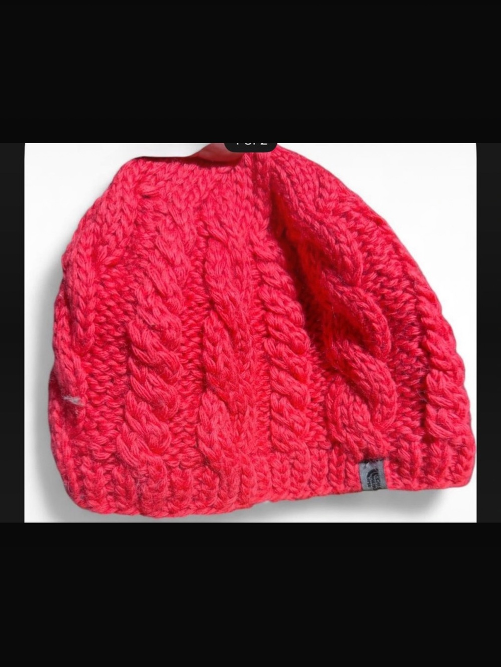 The North Face Cable Knit Beanie - Hot Pink